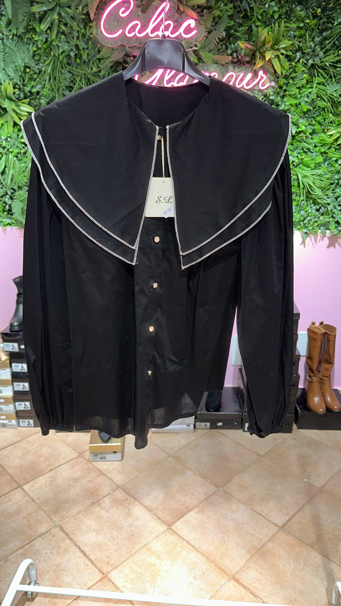 CAMICIA EFFETTO GLAM